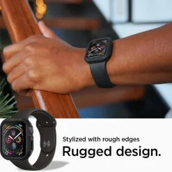 Etui SPIGEN Rugged Armor Apple Watch 4 5 6 8 SE 2022 40mm Czarne