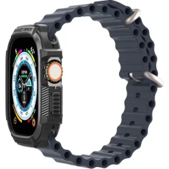 Etui Spigen Rugged Armor Apple Watch Ultra 49mm Ultra 2 Czarne