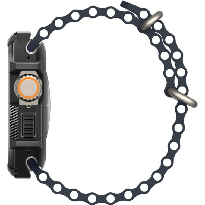 Etui Spigen Rugged Armor Apple Watch Ultra 49mm Ultra 2 Czarne
