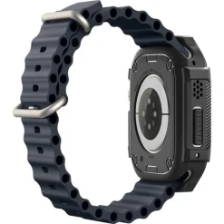 Etui Spigen Rugged Armor Apple Watch Ultra 49mm Ultra 2 Czarne