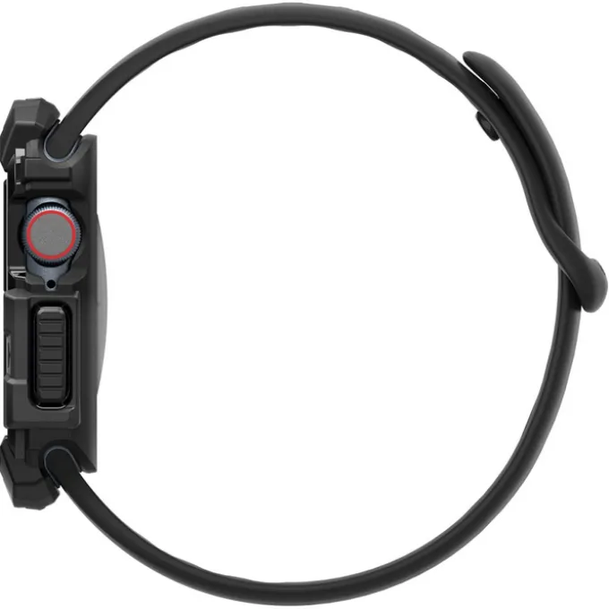 ETUI SPIGEN RUGGED ARMOR APPLE WATCH 10 (46 MM) MATTE BLACK