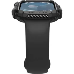 ETUI SPIGEN RUGGED ARMOR APPLE WATCH 10 (46 MM) MATTE BLACK