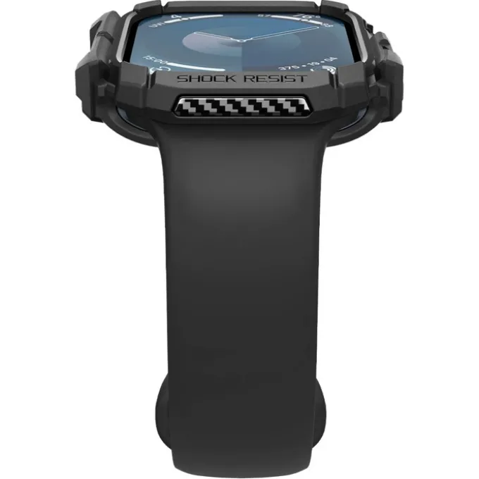 ETUI SPIGEN RUGGED ARMOR APPLE WATCH 10 (46 MM) MATTE BLACK