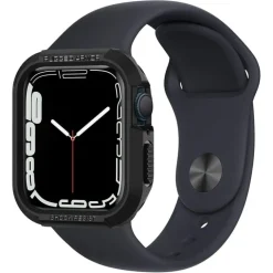 Etui SPIGEN Rugged Armor Apple Watch 8 6 5 4 SE 2022 44mm Czarne