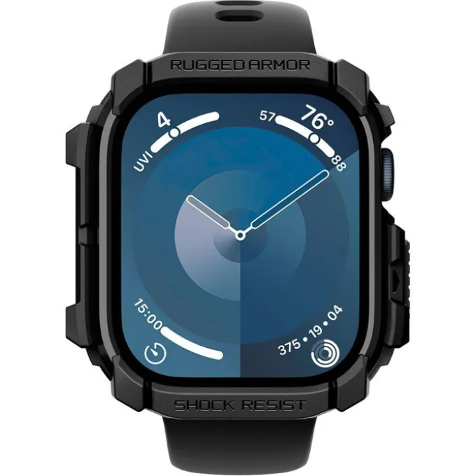ETUI SPIGEN RUGGED ARMOR APPLE WATCH 10 (42 MM) MATTE BLACK