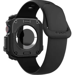 ETUI SPIGEN RUGGED ARMOR APPLE WATCH 10 (42 MM) MATTE BLACK