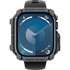 ETUI SPIGEN RUGGED ARMOR APPLE WATCH 10 (46 MM) DARK GREY