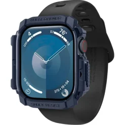 ETUI SPIGEN RUGGED ARMOR APPLE WATCH 10 (46 MM) NAVY BLUE
