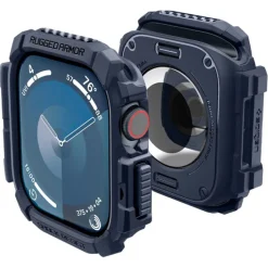 ETUI SPIGEN RUGGED ARMOR APPLE WATCH 10 (46 MM) NAVY BLUE