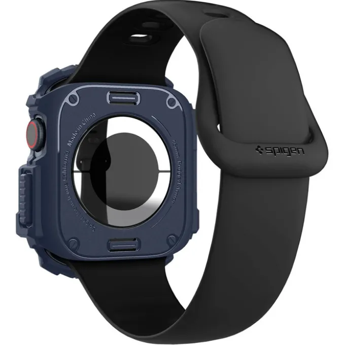 ETUI SPIGEN RUGGED ARMOR APPLE WATCH 10 (46 MM) NAVY BLUE