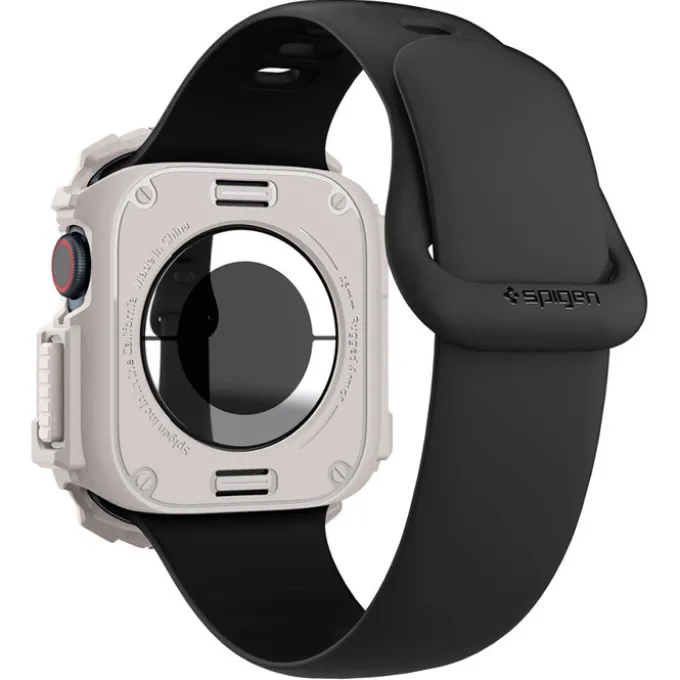 ETUI SPIGEN RUGGED ARMOR APPLE WATCH 10 (46 MM) DUNE BEIGE