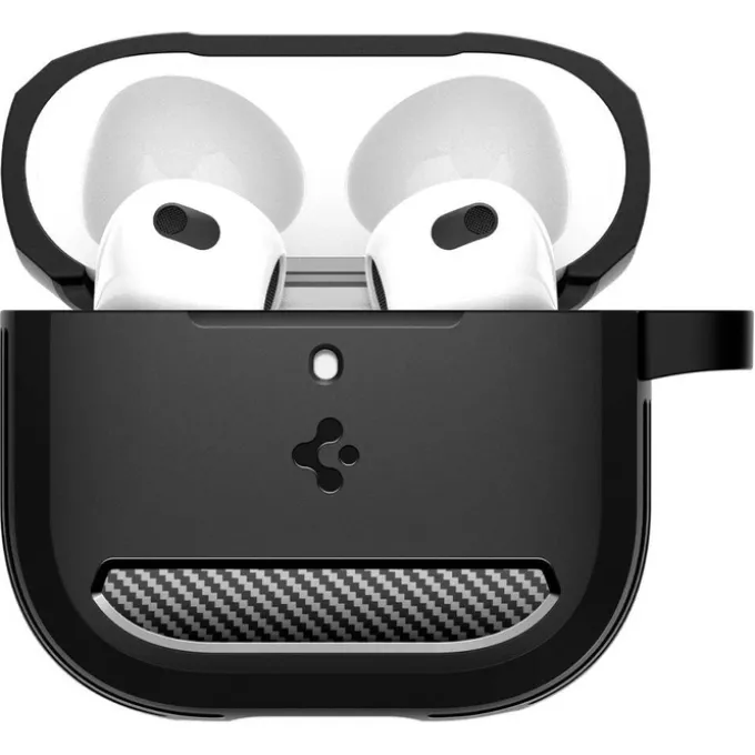 ETUI SPIGEN RUGGED ARMOR APPLE AIRPODS 4 MATTE BLACK