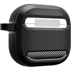 ETUI SPIGEN RUGGED ARMOR APPLE AIRPODS 4 MATTE BLACK