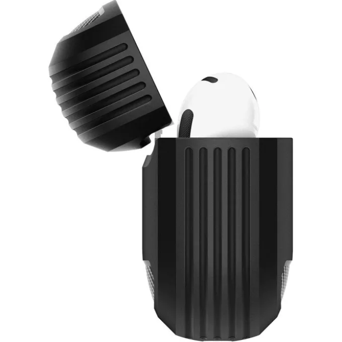 ETUI SPIGEN RUGGED ARMOR APPLE AIRPODS 4 MATTE BLACK