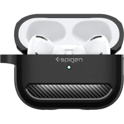 Etui Spigen Rugged Armor Apple Airpods Pro 1 / 2 Matte Black Case