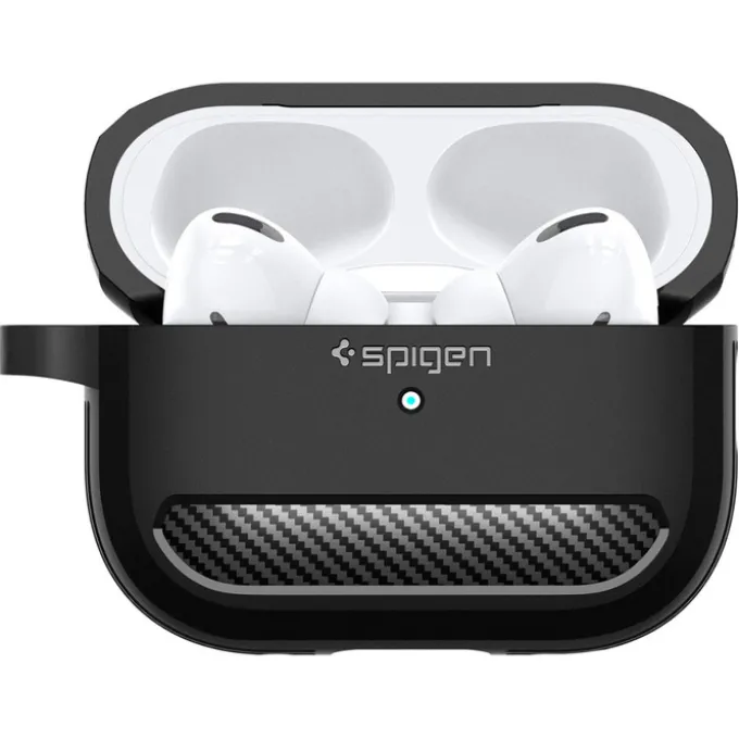 Etui Spigen Rugged Armor Apple Airpods Pro 1 / 2 Matte Black Case