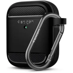 Etui SPIGEN Rugged Armor Apple Airpods Black Czarne Case