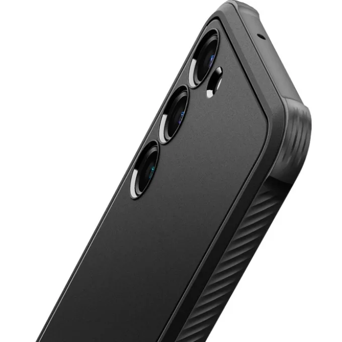 Etui Spigen Rugged Armor Galaxy S23 Matte Black Czarny Case