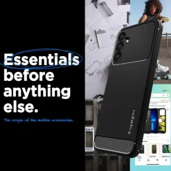 Etui Spigen Rugged Armor Galaxy A14 5G Matte Black Czarny Case