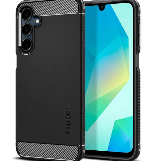 ETUI SPIGEN RUGGED ARMOR GALAXY A16 4G / 5G MATTE BLACK