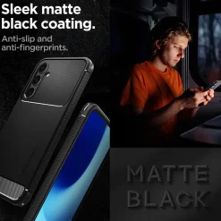 Etui Spigen Rugged Armor Galaxy S23 FE Matte Black Case