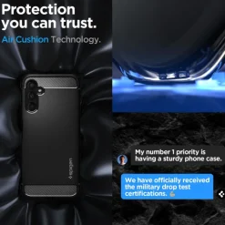 Etui SPIGEN Rugged Armor Galaxy A14 4G / Lte Matte Black