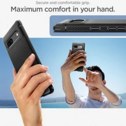 Etui Spigen Rugged Armor Google Pixel 7A Matte Black Case