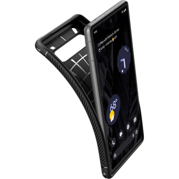 Etui Spigen Rugged Armor Google Pixel 7A Matte Black Case