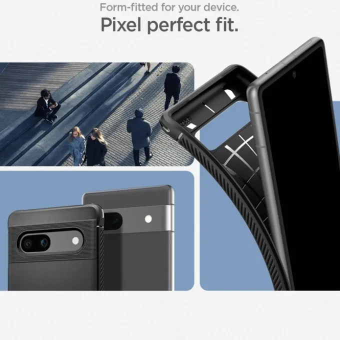 Etui Spigen Rugged Armor Google Pixel 7A Matte Black Case
