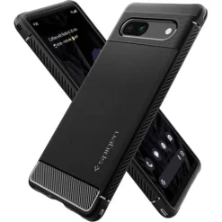 Etui Spigen Rugged Armor Google Pixel 7A Matte Black Case
