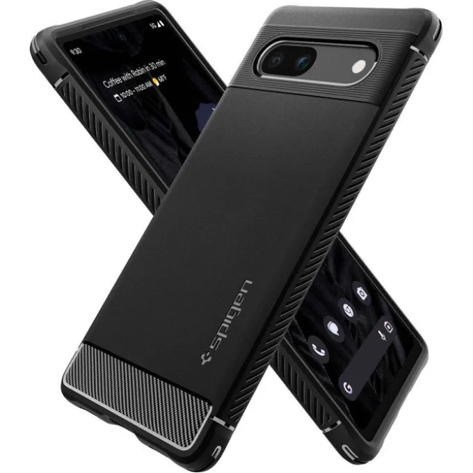 Etui Spigen Rugged Armor Google Pixel 7A Matte Black Case