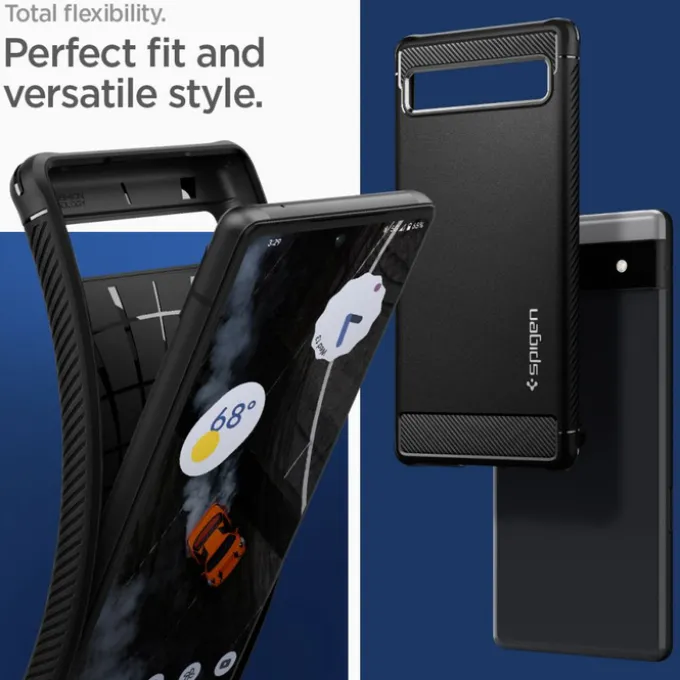 Etui Spigen Rugged Armor Google Pixel 6a Matte ETUI BLACK