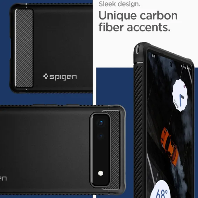 Etui Spigen Rugged Armor Google Pixel 6a Matte ETUI BLACK