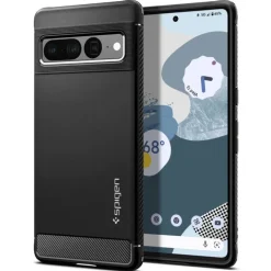 ETUI SPIGEN RUGGED ARMOR GOOGLE PIXEL 7 PRO MATTE BLACK