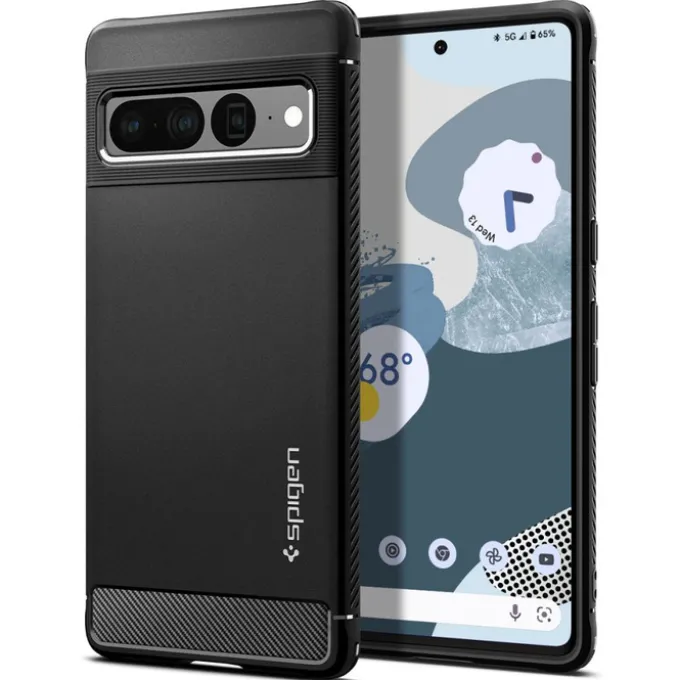 ETUI SPIGEN RUGGED ARMOR GOOGLE PIXEL 7 PRO MATTE BLACK