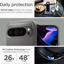 Etui SPIGEN RUGGED ARMOR GOOGLE PIXEL 9 PRO XL MARBLE GREY