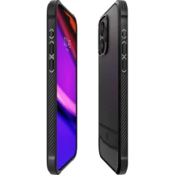 Etui Spigen Rugged Armor Mag Magsafe iPhone 15 Pro Max Matte Black Czarny Case