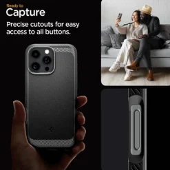 ETUI SPIGEN RUGGED ARMOR MAG MAGSAFE IPHONE 16 PRO MAX MATTE BLACK