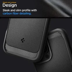 ETUI SPIGEN RUGGED ARMOR MAG MAGSAFE IPHONE 16 PRO MATOWE CZARNE