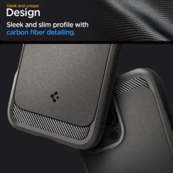 ETUI SPIGEN RUGGED ARMOR MAG MAGSAFE IPHONE 16 PRO MAX GREY