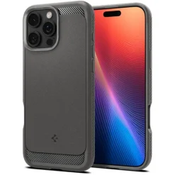 ETUI SPIGEN RUGGED ARMOR MAG MAGSAFE IPHONE 16 PRO GREY
