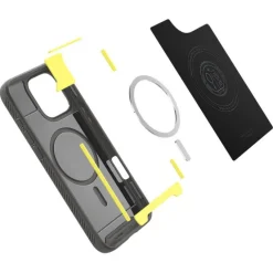 ETUI SPIGEN RUGGED ARMOR MAG MAGSAFE IPHONE 16 PRO GREY