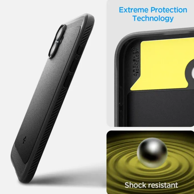 Etui SPIGEN RUGGED ARMOR MAG MAGSAFE IPHONE 16 PLUS MATTE BLACK