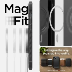 Etui Spigen Rugged Armor Mag Magsafe iPhone 14 Plus Matte Black Czarny Case