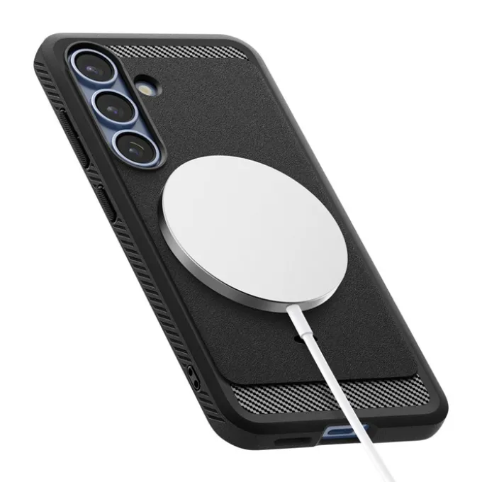 Etui SPIGEN RUGGED ARMOR MAG MAGSAFE GALAXY S25 MATTE BLACK