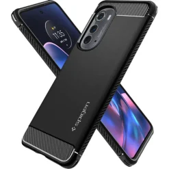 Etui Spigen Rugged Armor Motorola Edge 2022 Matte Black Czarny Case