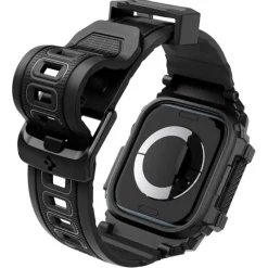 ETUI SPIGEN RUGGED ARMOR ”PRO” APPLE WATCH 10 (46 MM) MATTE BLACK