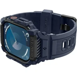 ETUI SPIGEN RUGGED ARMOR ”PRO” APPLE WATCH 10 (46 MM) NAVY BLUE