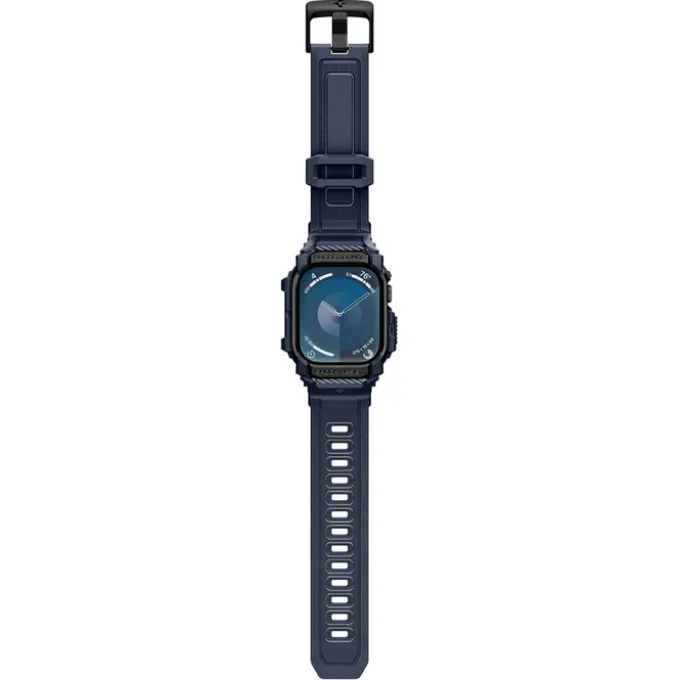 ETUI SPIGEN RUGGED ARMOR ”PRO” APPLE WATCH 10 (46 MM) NAVY BLUE