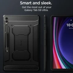 Etui Spigen Rugged Armor ”pro” Galaxy Tab S8 Ultra / Galaxy Tab S10 Ultra / Galaxy S9 Ultra 14.6 Black Case
